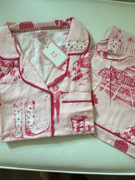 Katie Kime Other - Katie Kime Short Pajama Set. Pink with western theme print. New with tags. Small